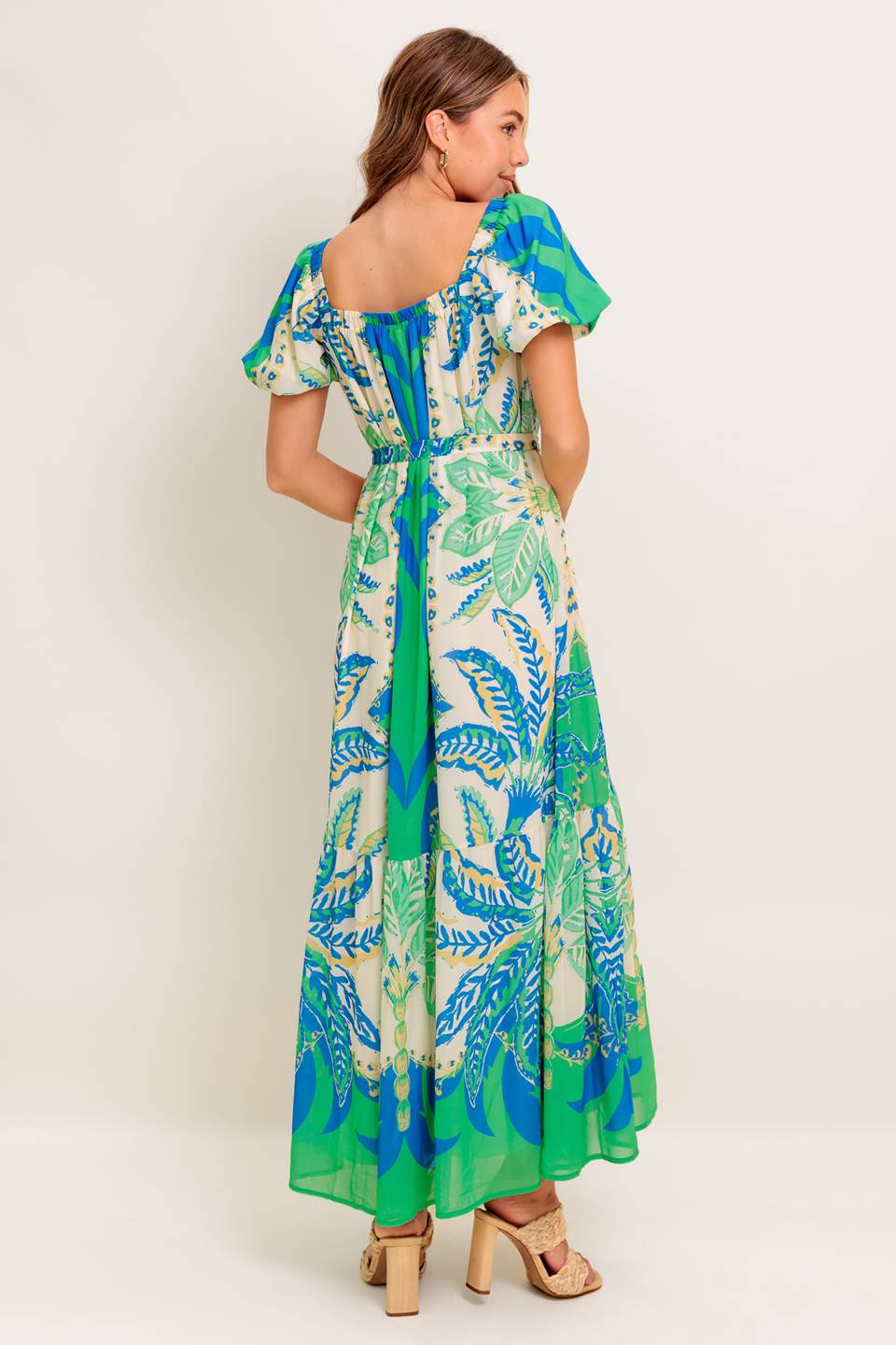 Palm Spring Nights Women's Woven Maxi Dress