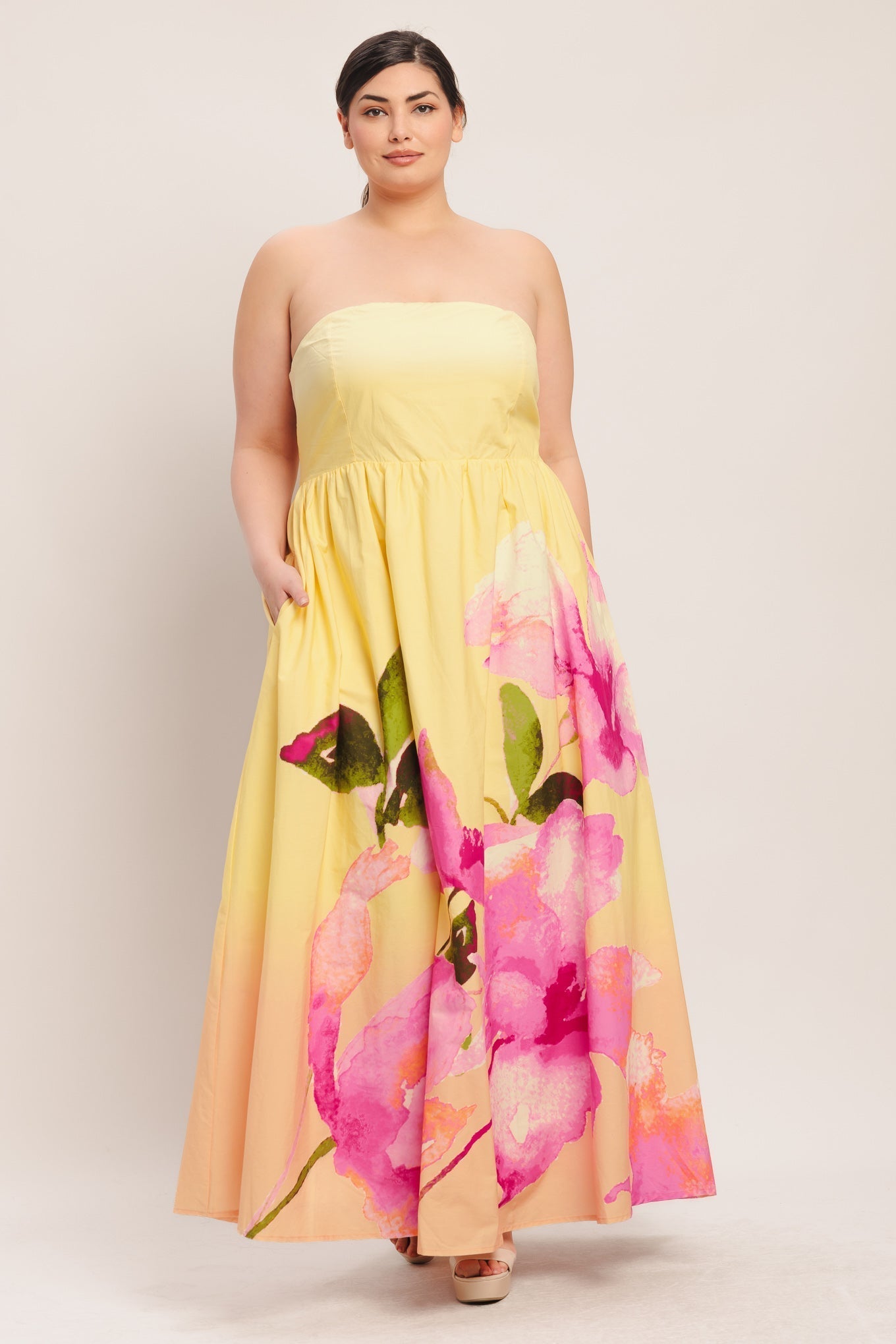 Ombre Woven Maxi Dress