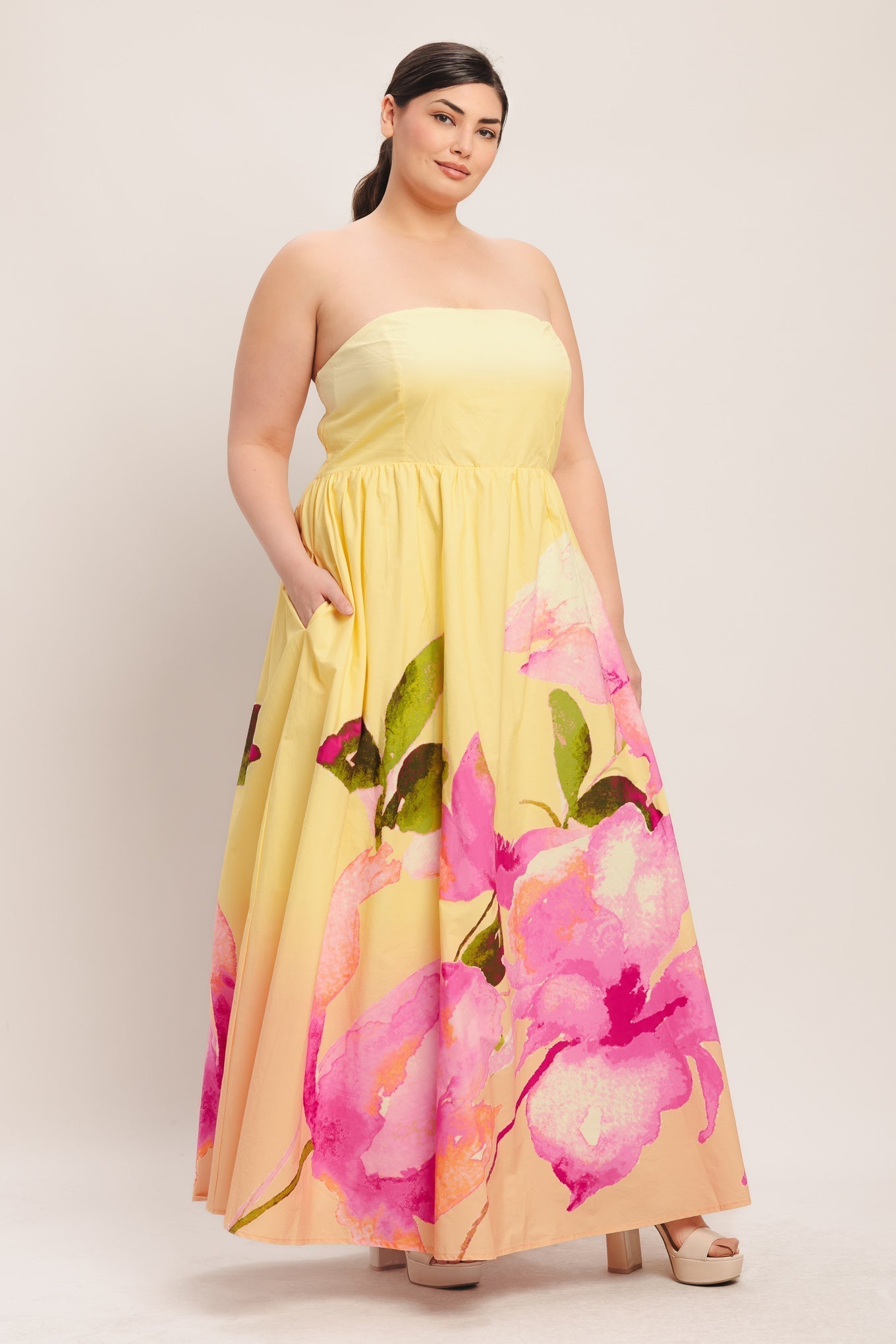 Ombre Woven Maxi Dress