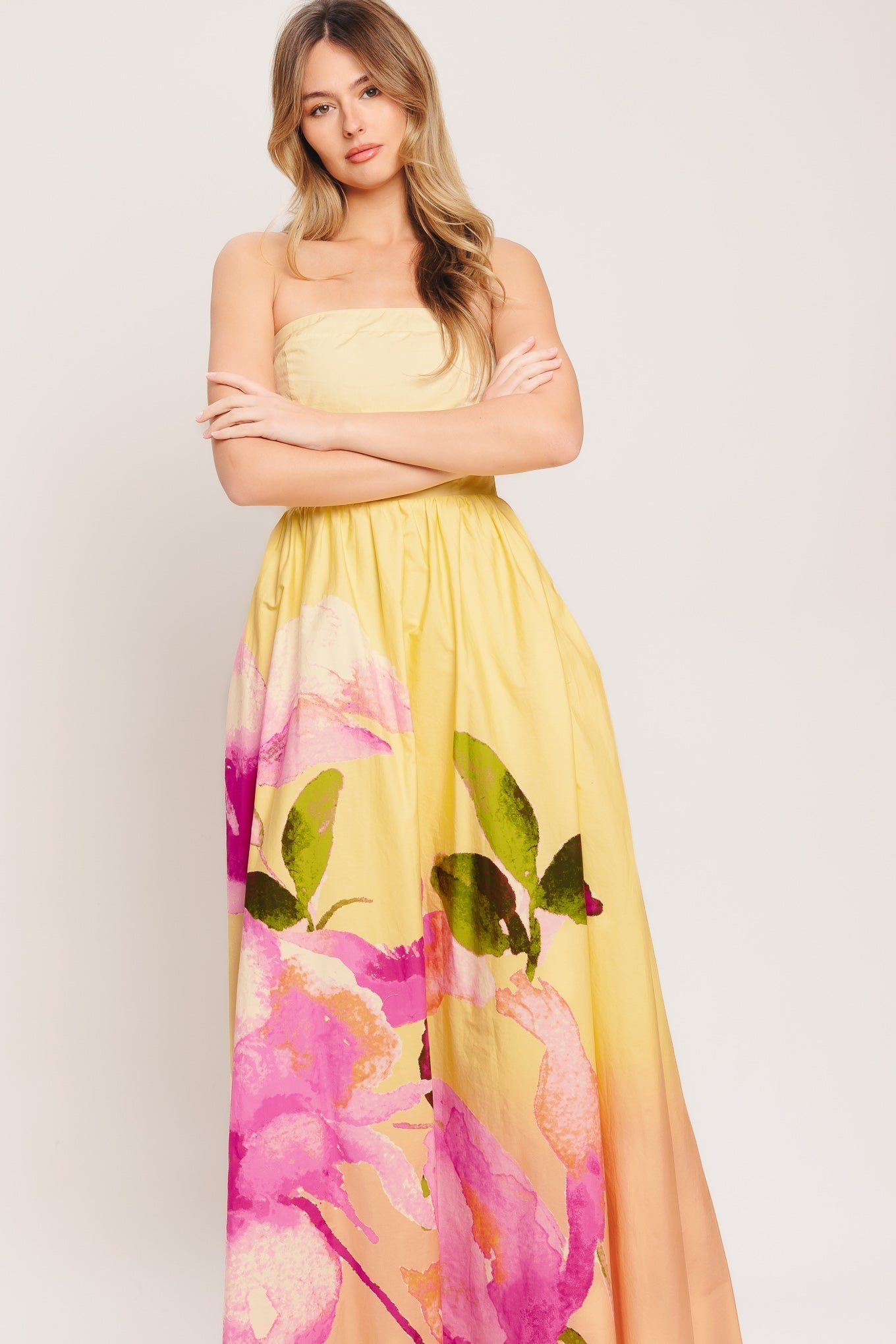 Ombre Woven Maxi Dress