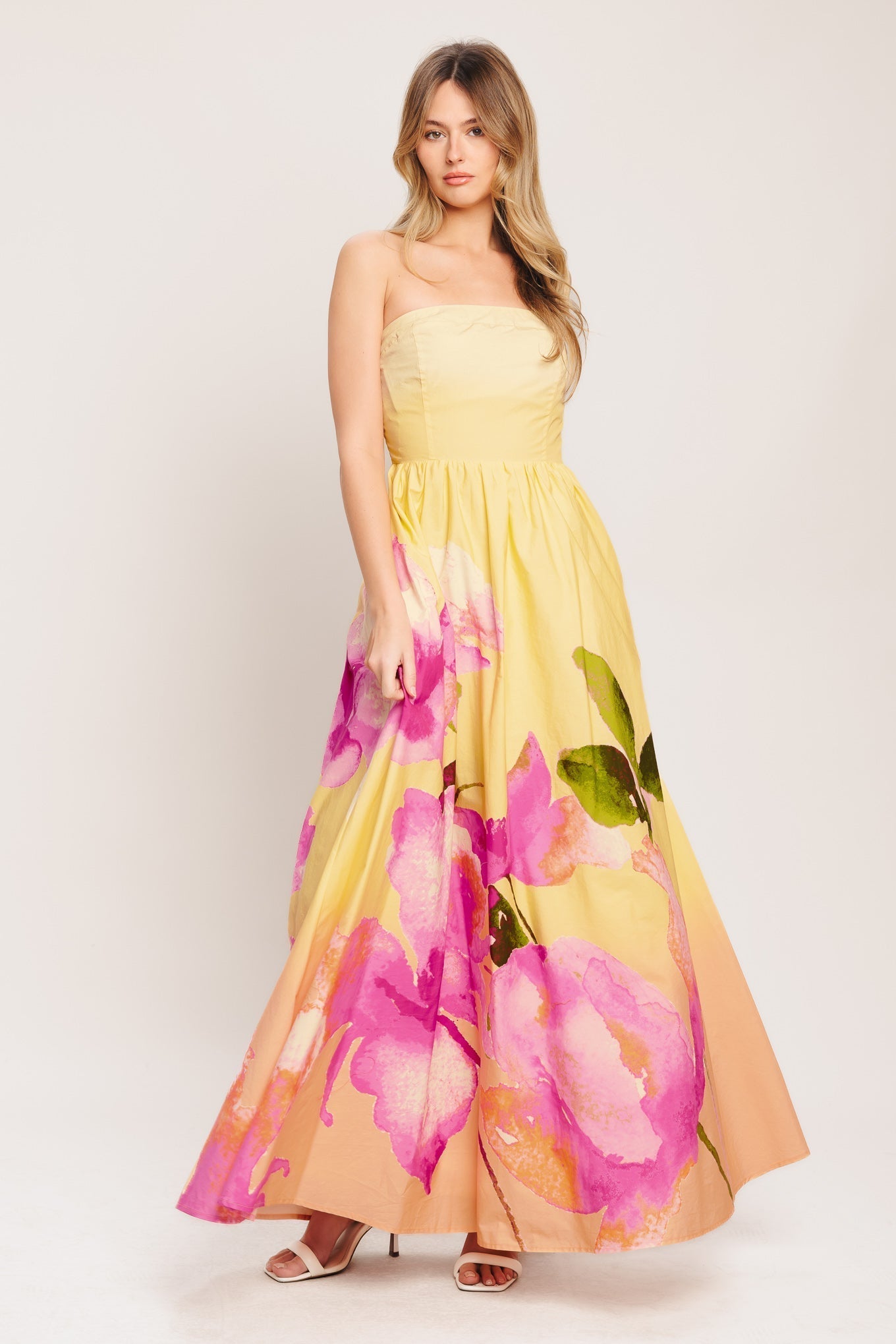 Ombre Woven Maxi Dress