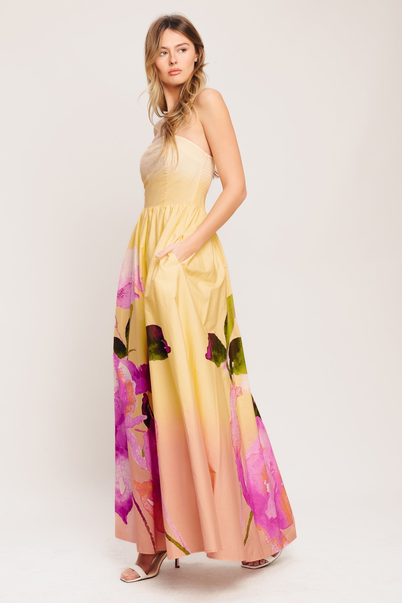 Ombre Woven Maxi Dress