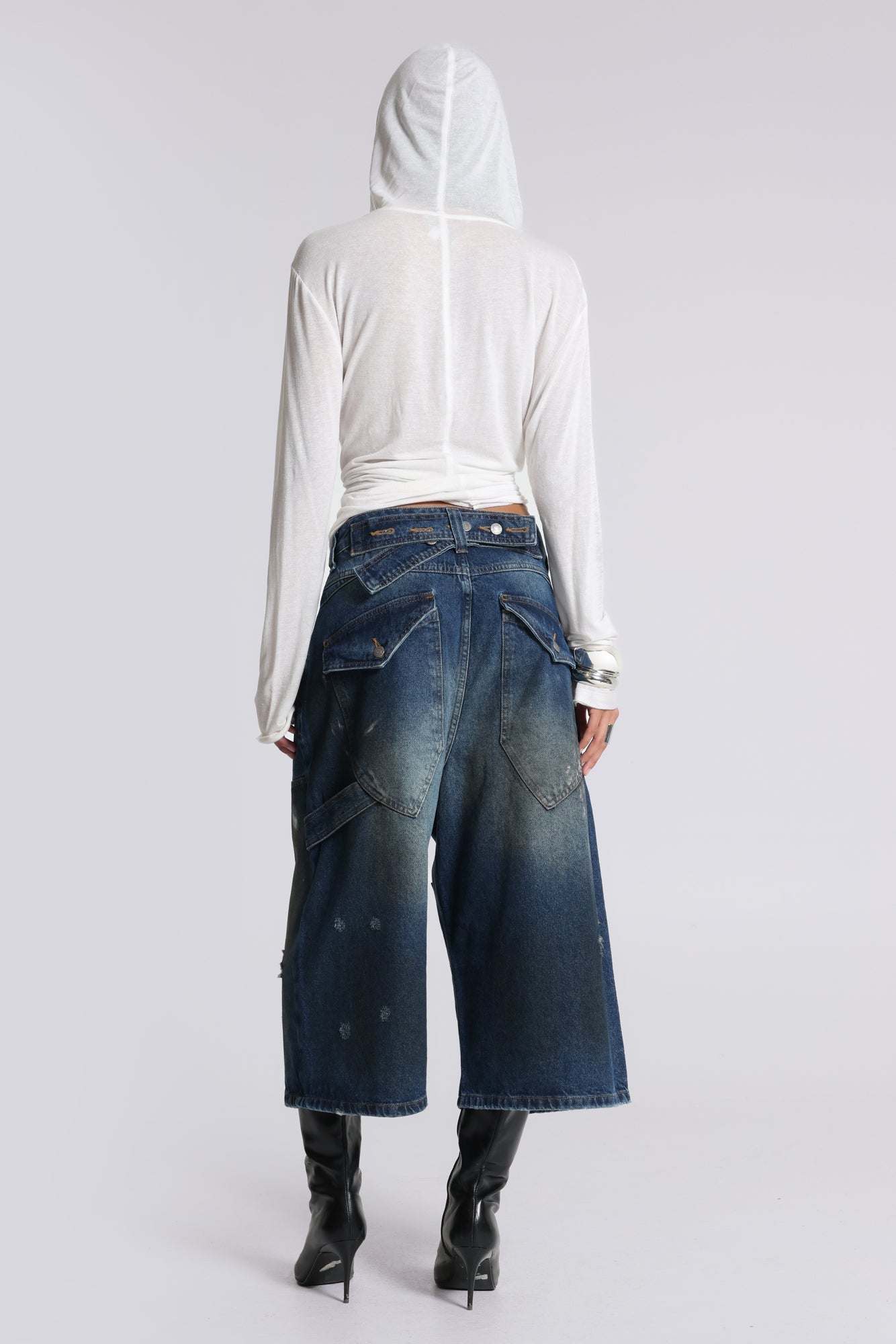 Splatter Crop XL Carpenter Jeans