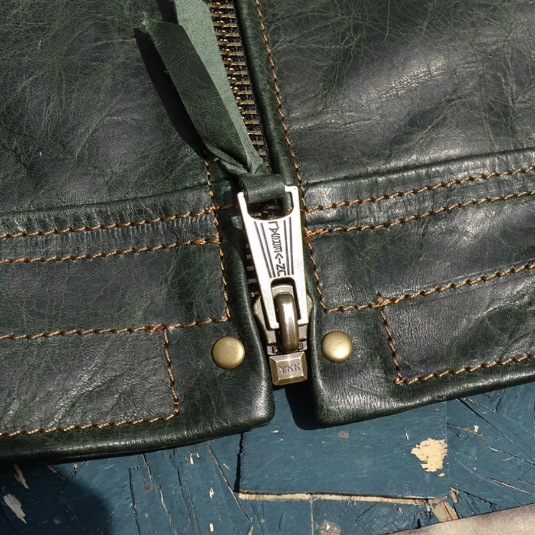 Cracked Leather Jacket