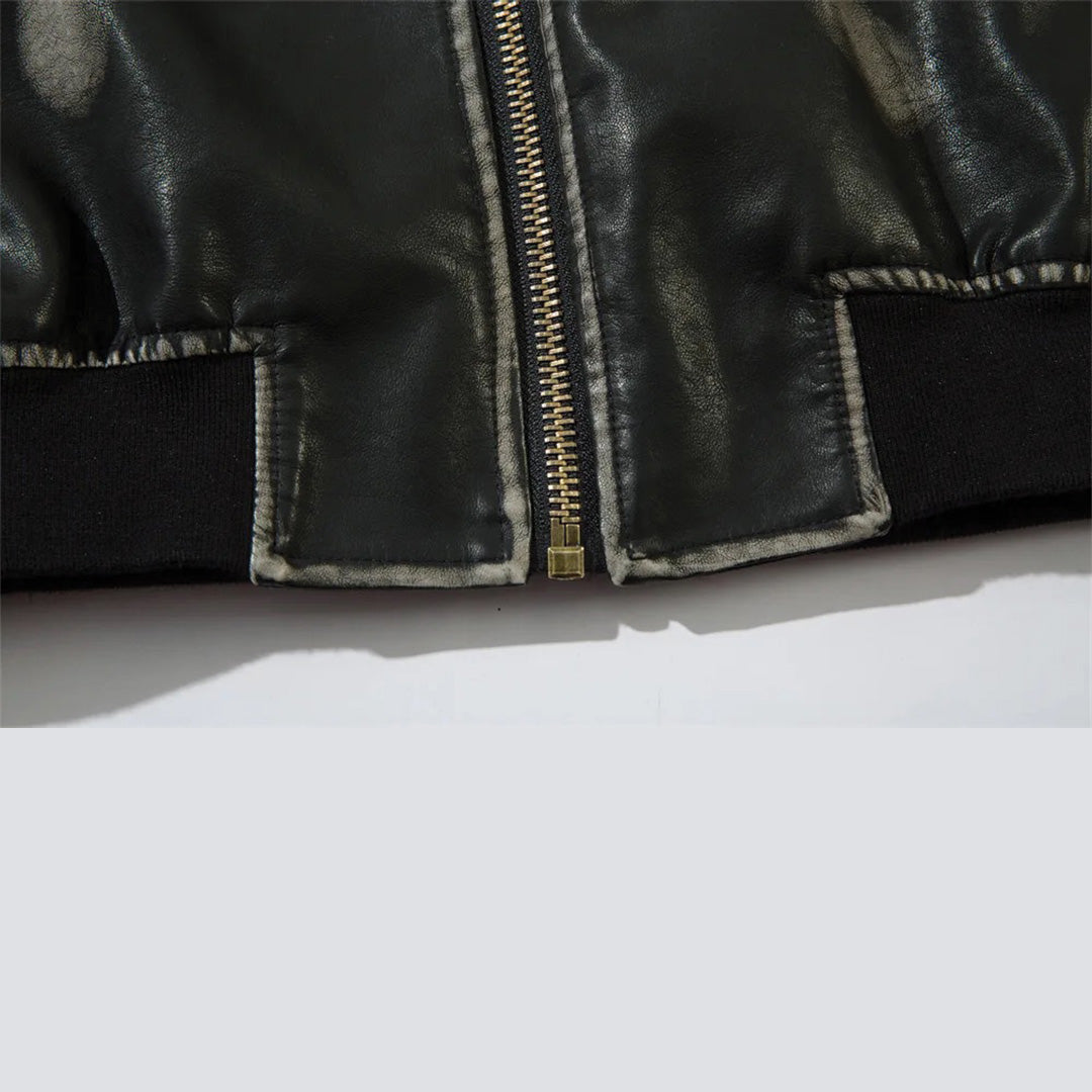Patchwork Cargo Denim Jacket