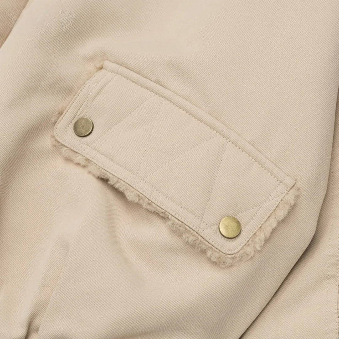 Patchwork Cargo Denim Jacket