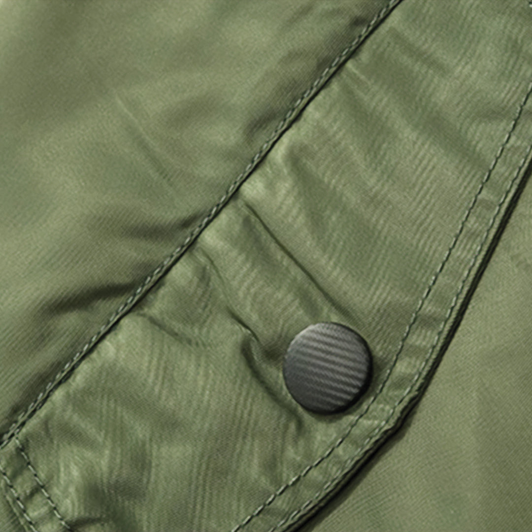 Patchwork Cargo Denim Jacket