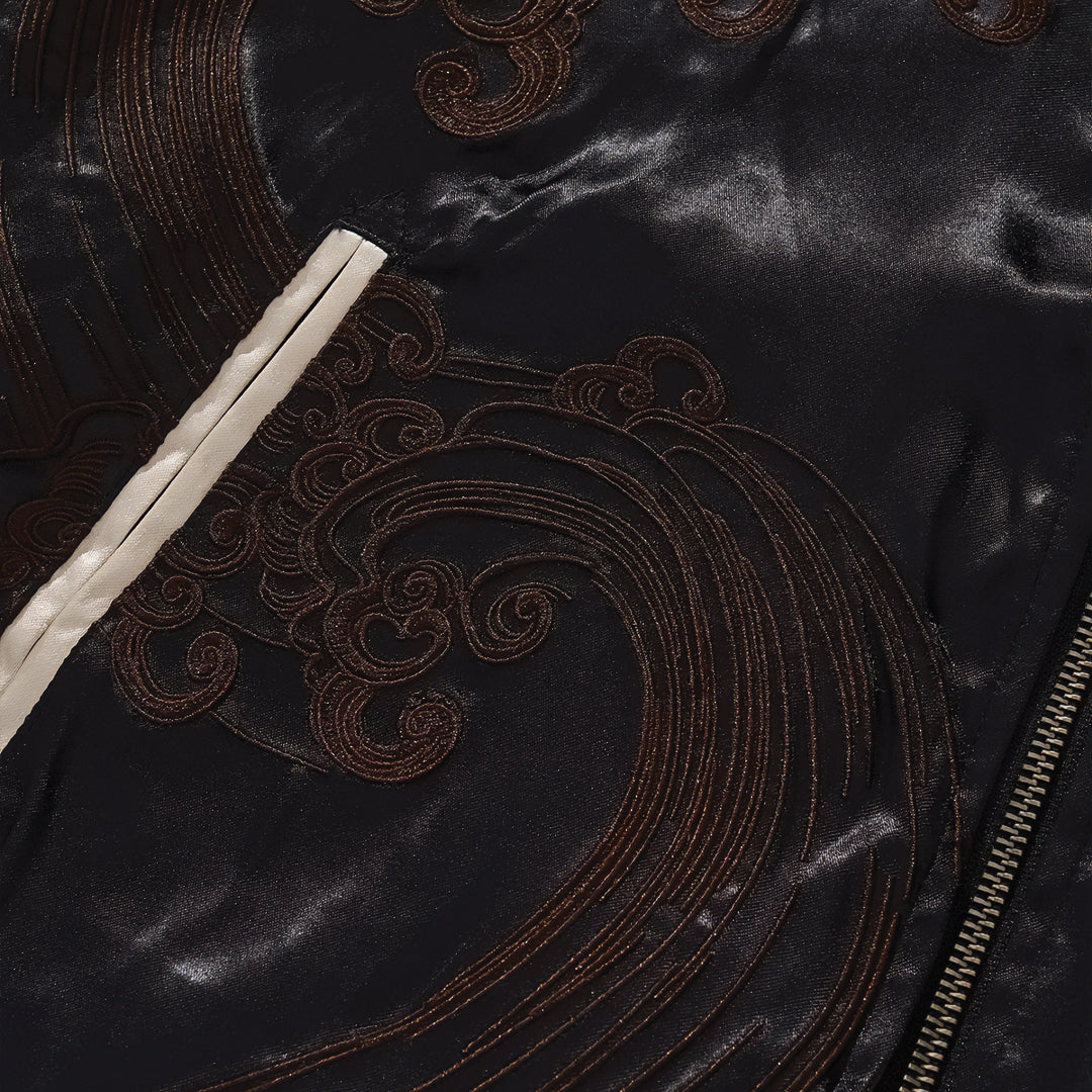 Patchwork Cargo Denim Jacket