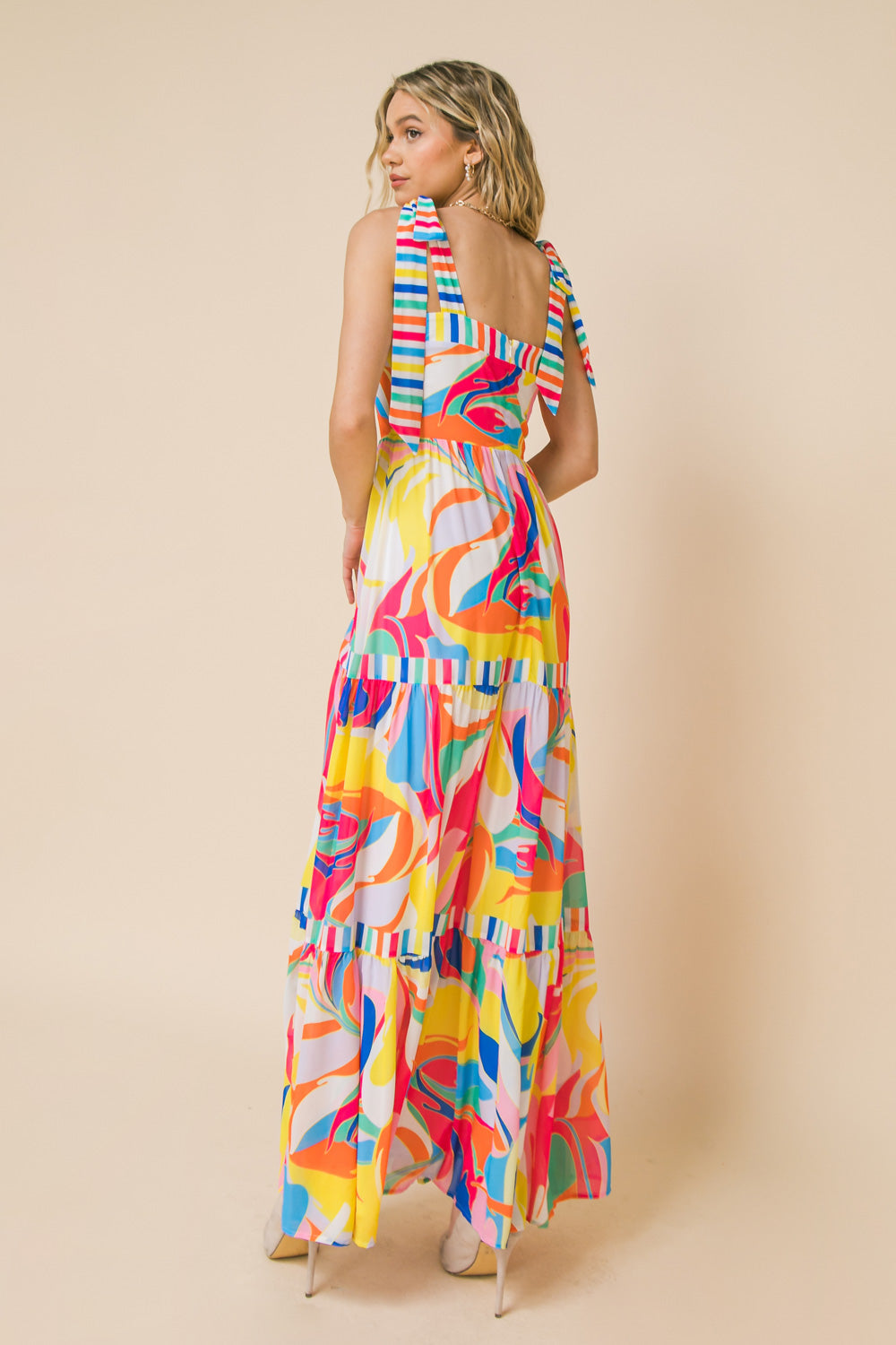 "TEA PARTY WOVEN" MAXI DRESS