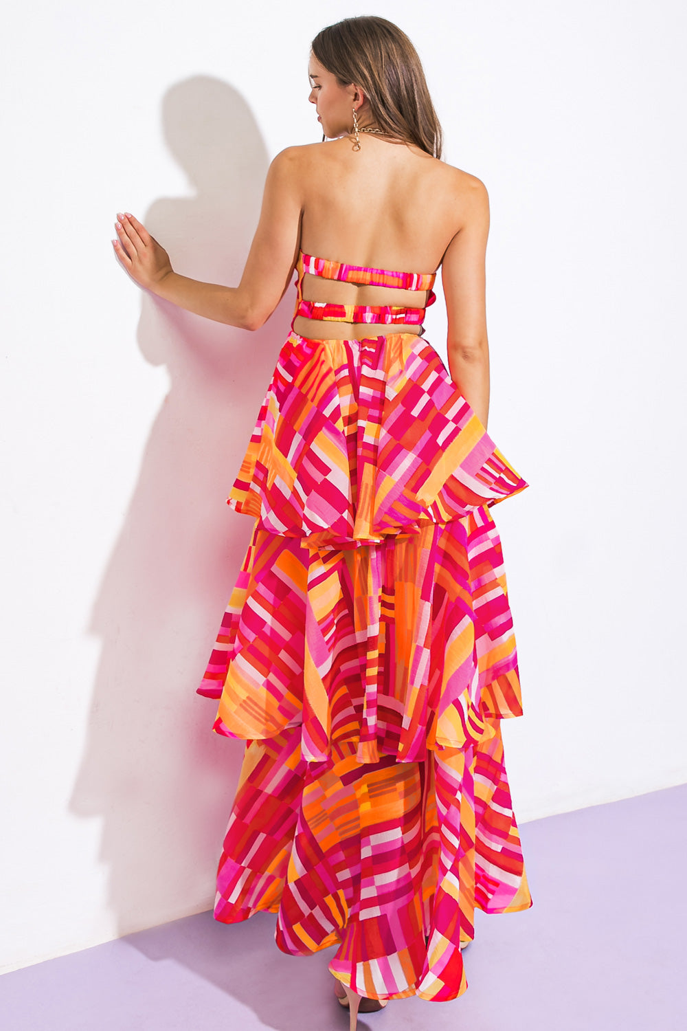 Evening Breeze Flowy Woven Maxi Dress