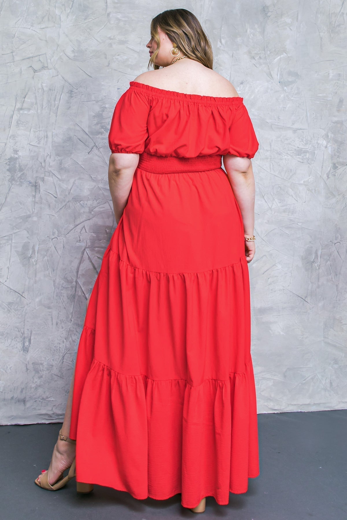 "OUT IN THE COUNTRY" Woven Maxi Dress