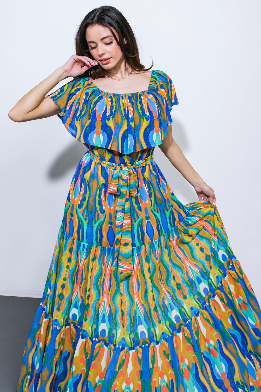 Dare to Be You Full‑Length Woven Dress