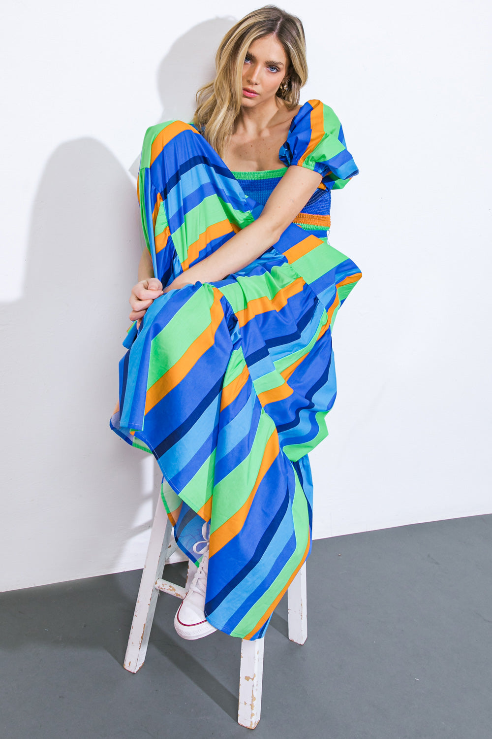Flowy Woven Maxi Dress