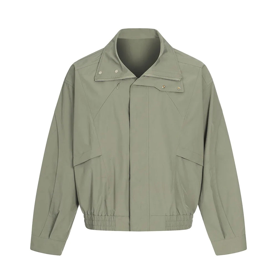 Patchwork Denim Cargo Jacket