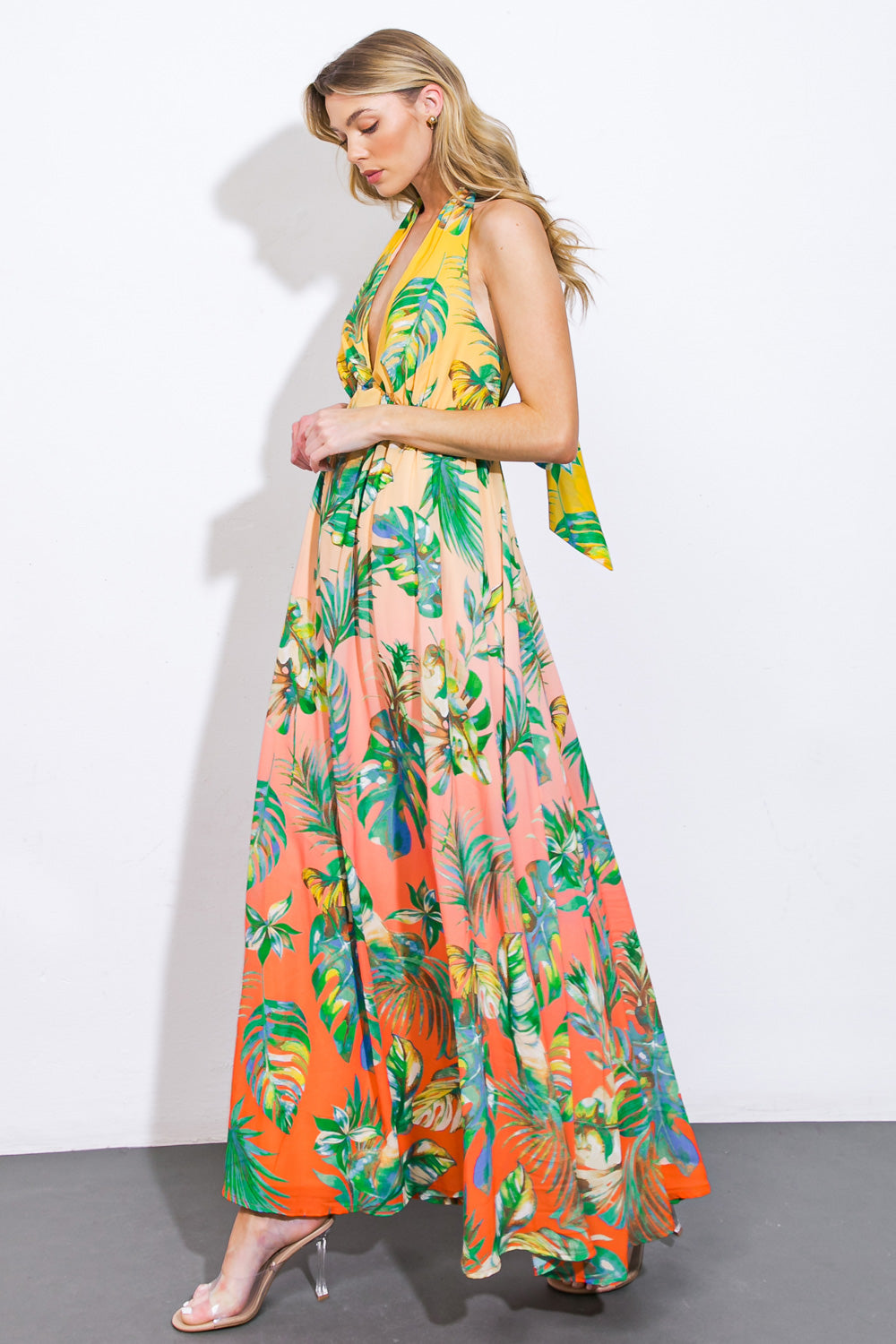 Adorable Days Woven Maxi Dress